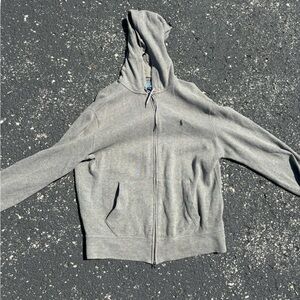Polo zip up hoodie